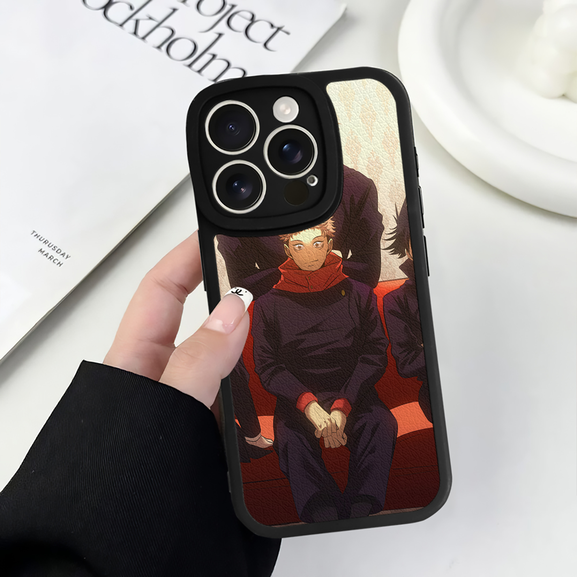 （画像用） SPY×FAMILY间谍家家酒 【iPhone 16シリーズ対応】シリコンスマホケース（レザー調） 材質：シリコン